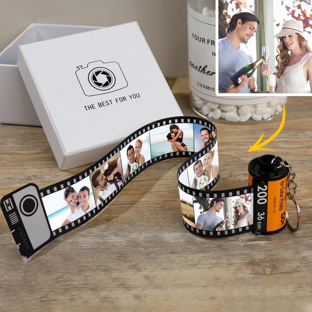 Personalisierte Bunte Kamera Filmrolle Schlüsselanhänger - Für Ehepaar