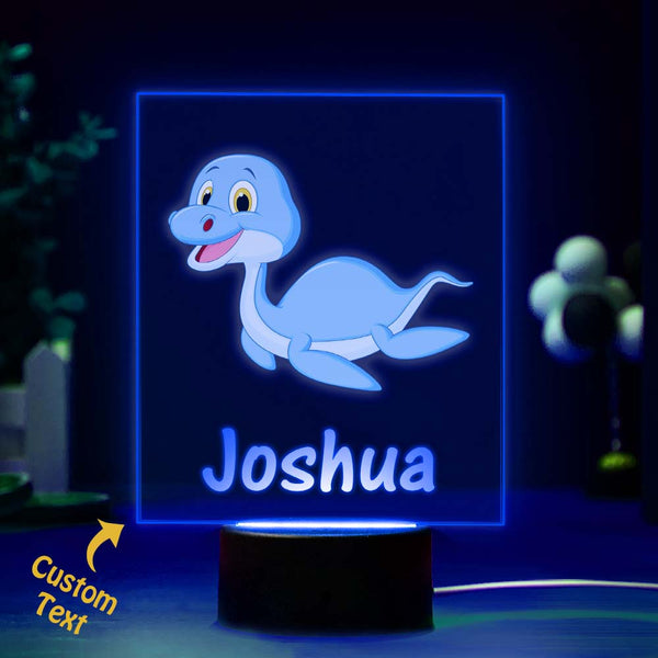 Personalisierte Dinosaurier-lampen Für Jungenzimmer Dinosaurier-schlafzimmer-dekor - fotomondlampe