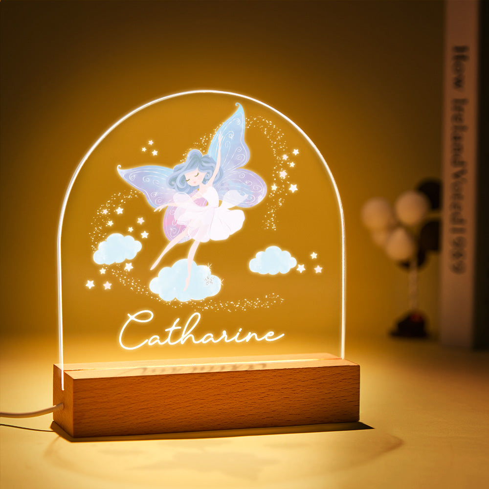 Benutzerdefinierte Fee Nachtlampe Das Geburtstagsgeschenk Für Baby Mädchen Kinderzimmer Dekor Schlafzimmer